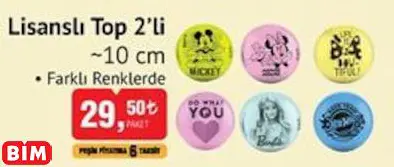 LİSANSLI TOP 2’Lİ LİSANSLI TOP 2’Lİ
